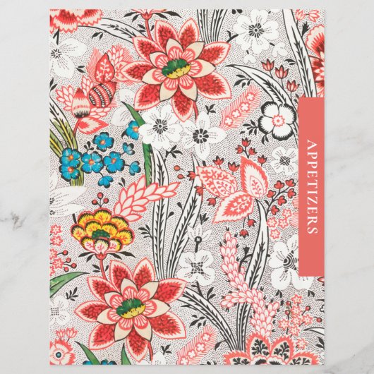 Ontvanger divider | Verzoekers | Elegant Floral (Voorkant)