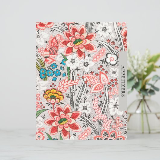 Ontvanger divider | Verzoekster | Elegant Floral (Staand voorkant)