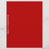 Ontvanger divider | Vlees en zeevruchten | Eenvoud (Achterkant)