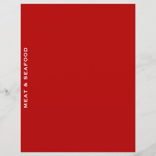 Ontvanger divider | Vlees en zeevruchten | Eenvoud (Achterkant)