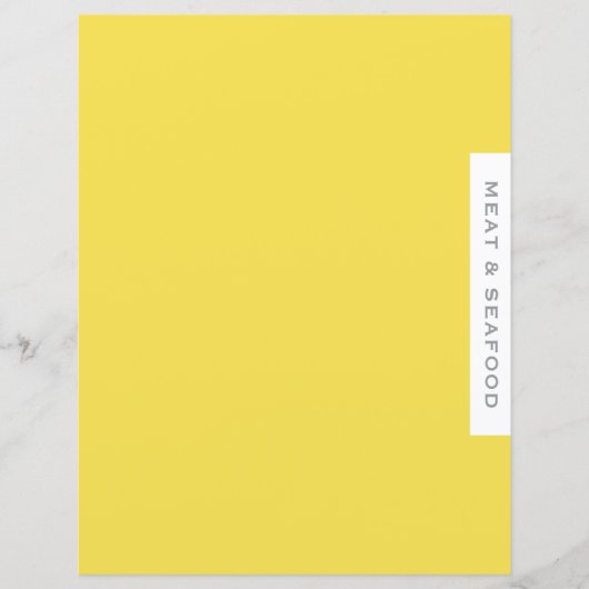 Ontvanger divider | Vlees en zeevruchten | Eenvoud (Voorkant)