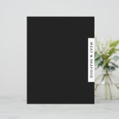 Ontvanger divider | Vlees en zeevruchten | Zwart-w (Staand voorkant)