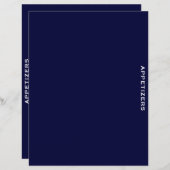 Ontvanger divider | Zeemacht en wit | Verzoekers (Voorkant / Achterkant)