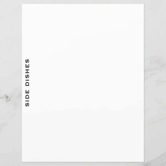 Ontvanger divider | Zijdevernis | Eenvoudig wit (Achterkant)