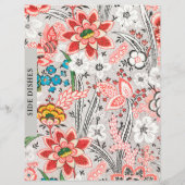 Ontvanger divider | Zijdevernis | Elegant Floral (Achterkant)