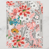 Ontvanger divider | Zijdevernis | Elegant Floral (Voorkant / Achterkant)