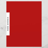 Ontvanger divider | Zijdevernis | Rood zwart/wit (Achterkant)