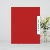 Ontvanger divider | Zijdevernis | Rood zwart/wit (Staand voorkant)
