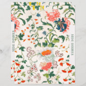 Ontvanger divider | Zijdevernis | Stijlvolle Flora (Voorkant / Achterkant)