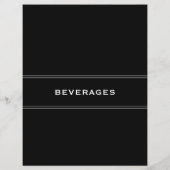 Ontvanger divider | Zwart-wit | Desserts (Achterkant)