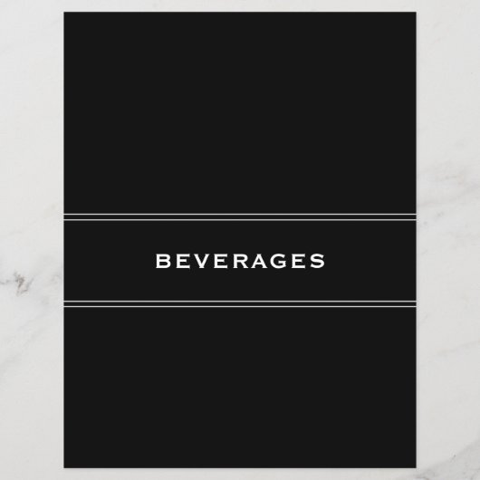 Ontvanger divider | Zwart-wit | Desserts (Achterkant)