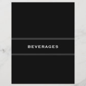 Ontvanger divider | Zwart-wit | Desserts (Voorkant)