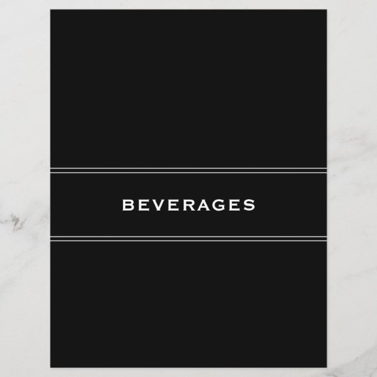 Ontvanger divider | Zwart-wit | Desserts (Voorkant)