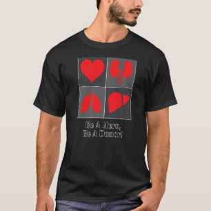 Ontvanger donororgaan zijn t-shirt