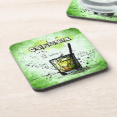 Ontvanger Drink Caipirinha Drankjes Onderzetter (Linkerzijde)