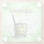 Ontvanger Drink Caipirinha Glazen Onderzetter (Achterkant)