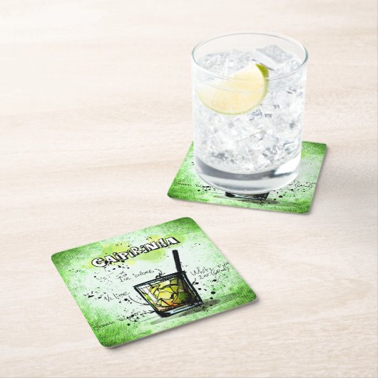 Ontvanger Drink Caipirinha Kartonnen Onderzetters (Insitu)