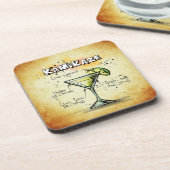 Ontvanger Drink Kamikaze Bartender Drankjes Onderzetter (Linkerzijde)