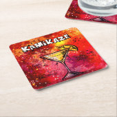 Ontvanger Drink Kamikaze Bartender Kartonnen Onderzetters (Schuin)