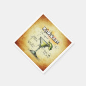 Ontvanger Drink Kamikaze Bartender Servetten (Hoek)