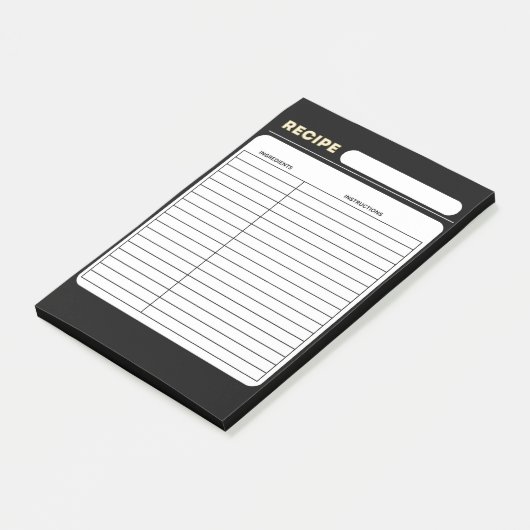 ONTVANGER POST-IT® NOTES (Schuin)