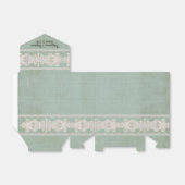 Ontvanger Rustic Lace w Aged  Linen Bedankdoosjes (Uitgevouwen)