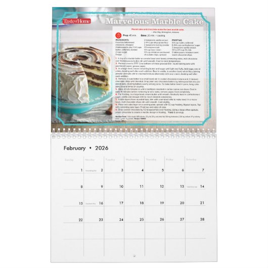 Ontvanger van de maand kalender (Feb 2026)