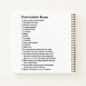 Ontvanger van kobbler-fruit notitieboek (Achterkant)