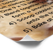 Ontvanger van kobbler-fruit perfect poster (Hoek)