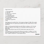 Ontvanger van papaverzaad briefkaart (Achterkant)