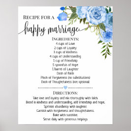 Ontvanger voor Happy Marriage Wedding Shower Gift  Poster