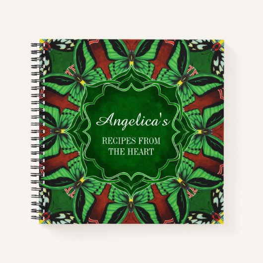 Ontvanger voor vliegende vlinder notitieboek (Voorkant)