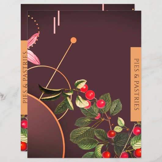 Ontvangindex | Pies en pasteien | Bourgogne (Voorkant / Achterkant)