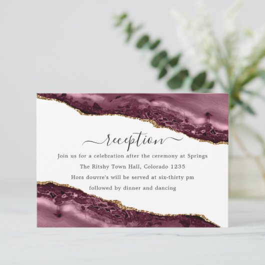 Ontvanging van bruine en gouden bonte weddenschapp informatiekaartje (Staand voorkant)