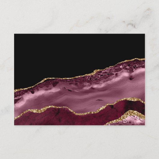 Ontvanging van bruine en gouden bonte weddenschapp informatiekaartje (Achterkant)