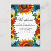 Ontvanging van grasbloemen op de achtertuin informatiekaartje (Voorkant)