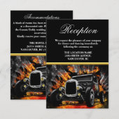 Ontvangingsaccommodatie voor hotline feest bij bra kaart (Voorkant / Achterkant)