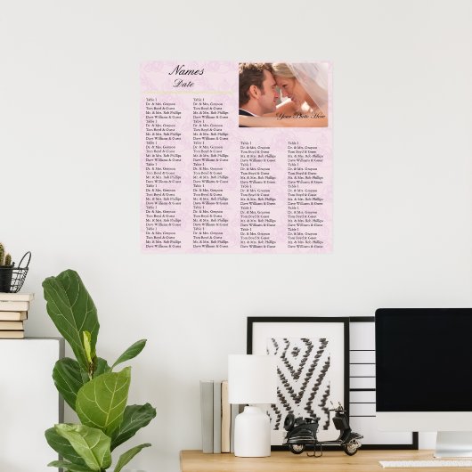 Ontvangingskaart Lila Poster (Thuiskantoor)