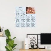 Ontvangingskaart Sky Blue Poster (Thuiskantoor)
