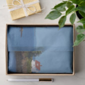 Ontvangingspagina van eilandvuurtoren  tissuepapier (Geschenk)