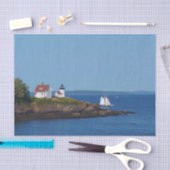 Ontvangingspagina van eilandvuurtoren  tissuepapier (Craft)