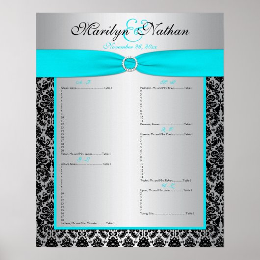 Ontvangingstabel Poster (Voorkant)