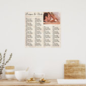 Ontvangingstabel Poster (Keuken)