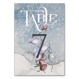 Ontvangingstabel voor kersttasmakerij/weddenschap  kaart