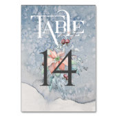 Ontvangingstabel voor kersttasmakerij/weddenschap  kaart (Voorkant)