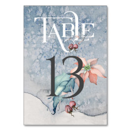 Ontvangingstabel voor kersttasmakerij/weddenschap  kaart