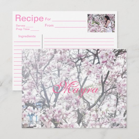 Ontvangkaart Briefkaart (Voorkant / Achterkant)