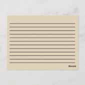 Ontvangkaart Briefkaart (Achterkant)