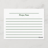 Ontvangkaart Briefkaart (Achterkant)