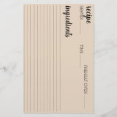 Ontvangkaart Briefpapier (Voorkant)